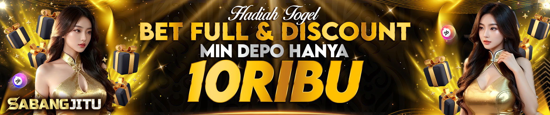 SABANGJITU - Hadiah Togel Diskon & Bayar Full